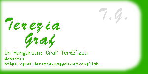 terezia graf business card